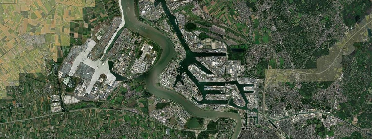 Antwerp satellite view