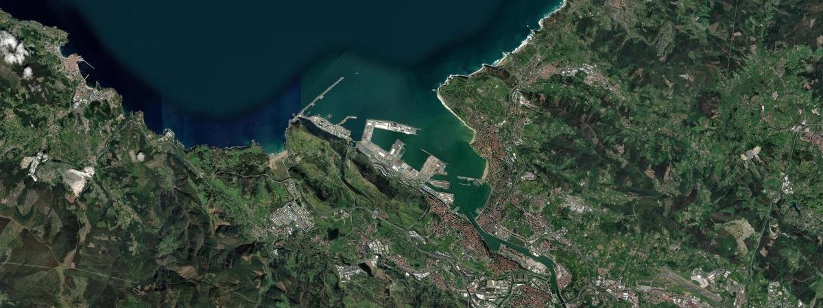 Bilbao LNG satellite view