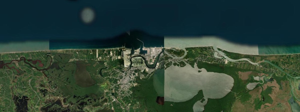 Dos Bocas satellite view