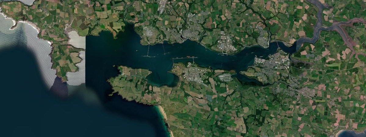 Dragon LNG / Milford Haven satellite view