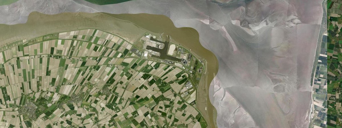 Eemshaven LNG satellite view