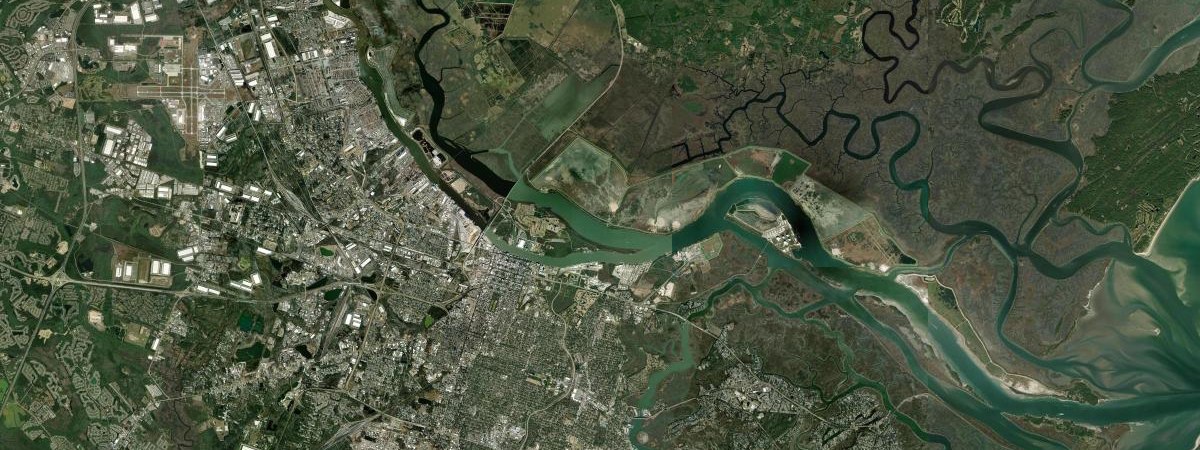 Elba Island LNG satellite view