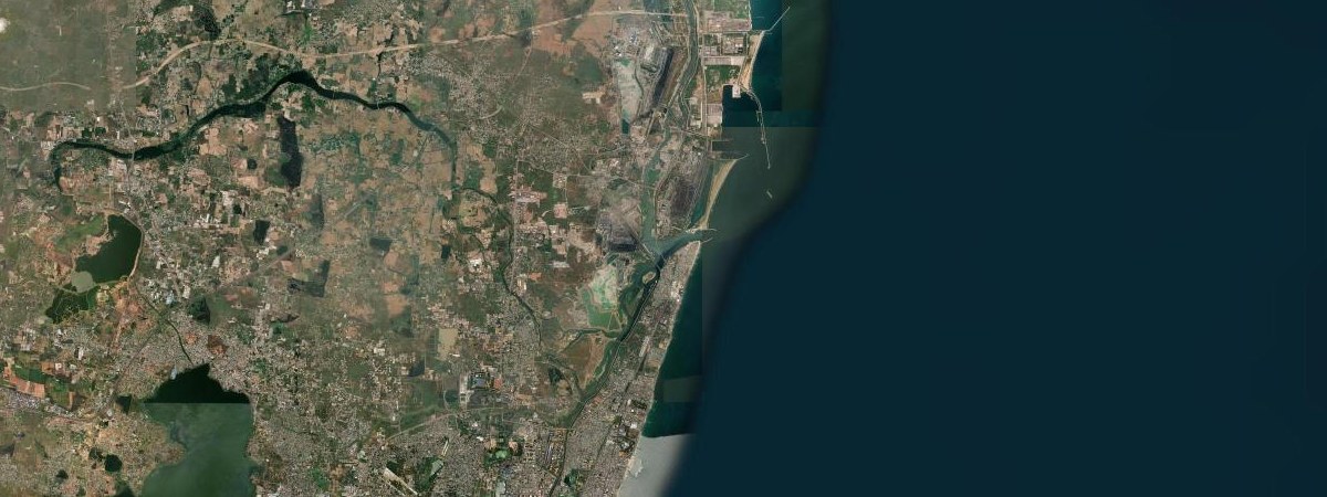 Ennore LNG satellite view