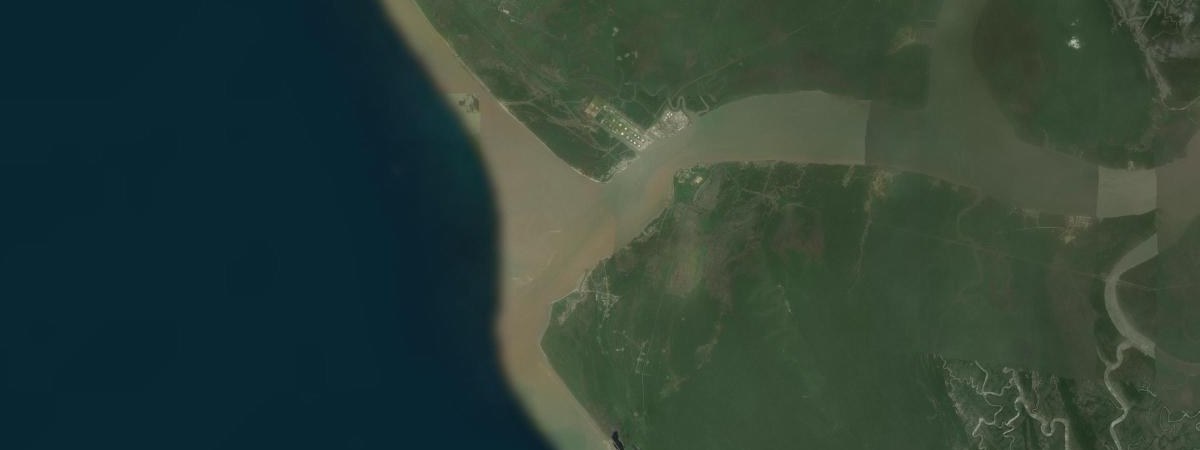 Escravos satellite view