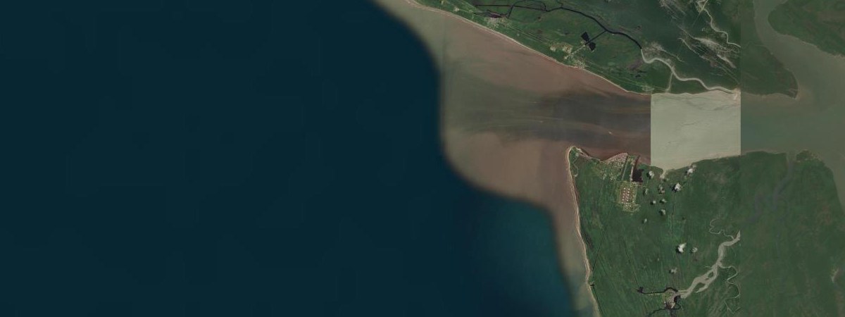 Forcados satellite view