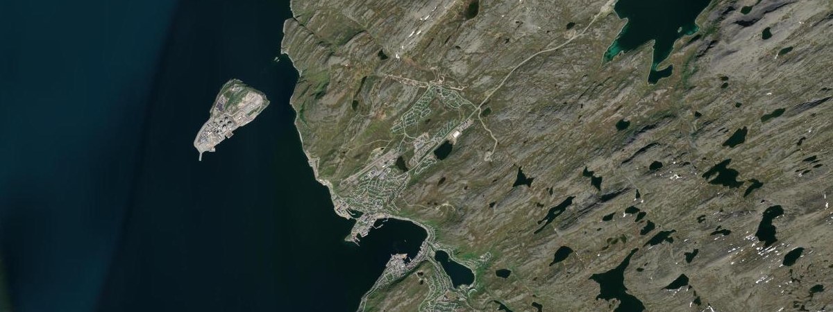 Hammerfest LNG satellite view
