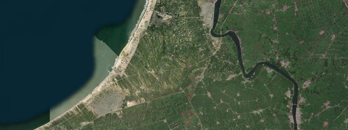 Idku LNG satellite view