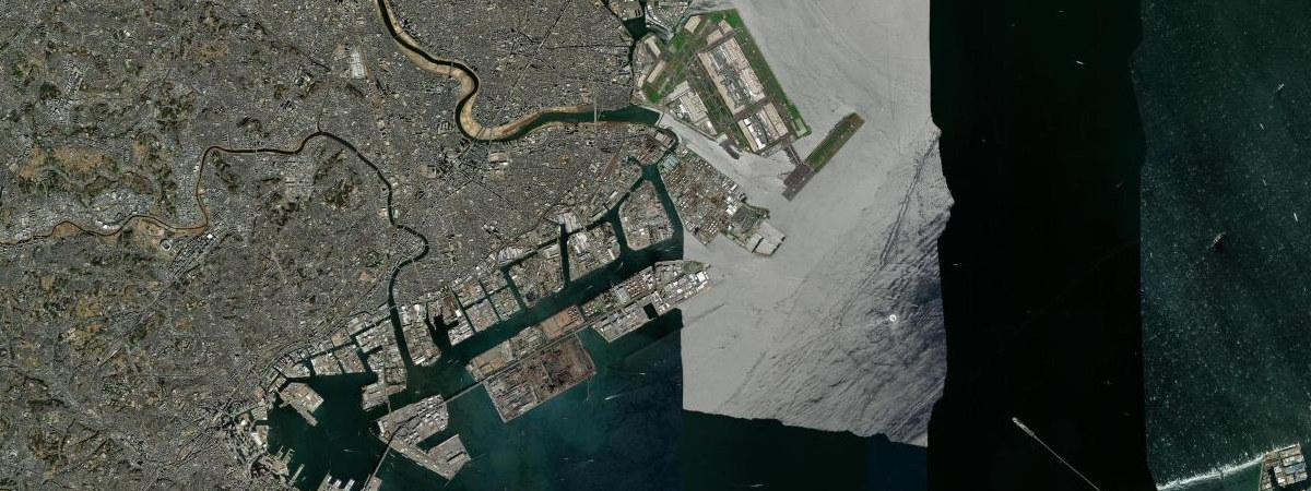 Kawasaki satellite view