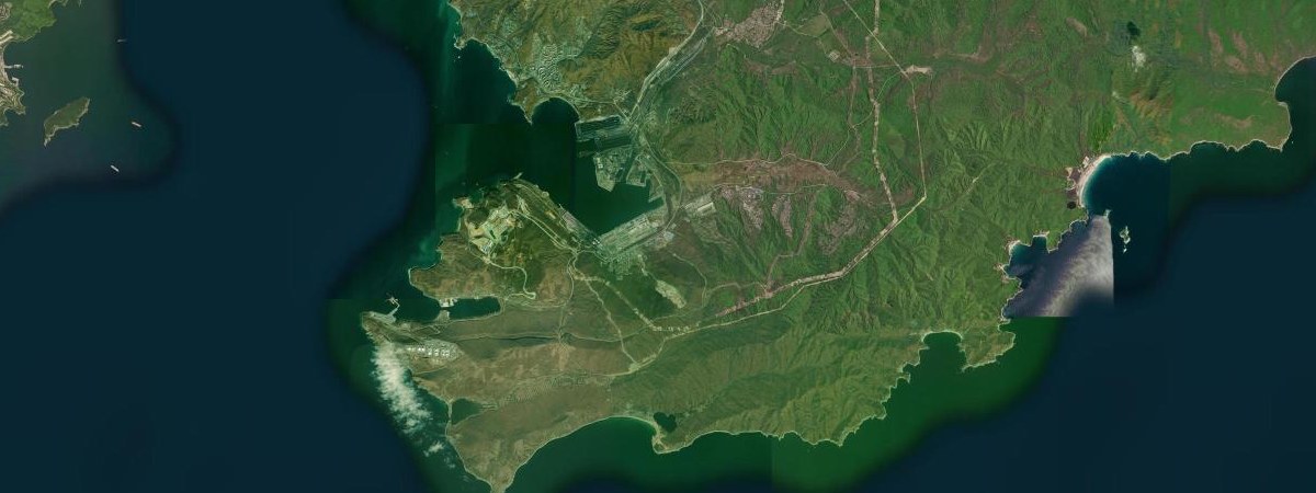 Kozmino (ESPO Terminal) satellite view
