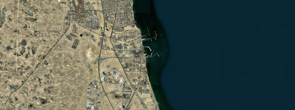 Shuaiba FSRU / Kuwait satellite view