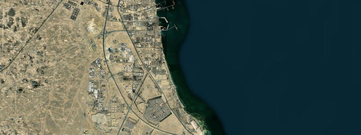Mina Abdullah satellite view