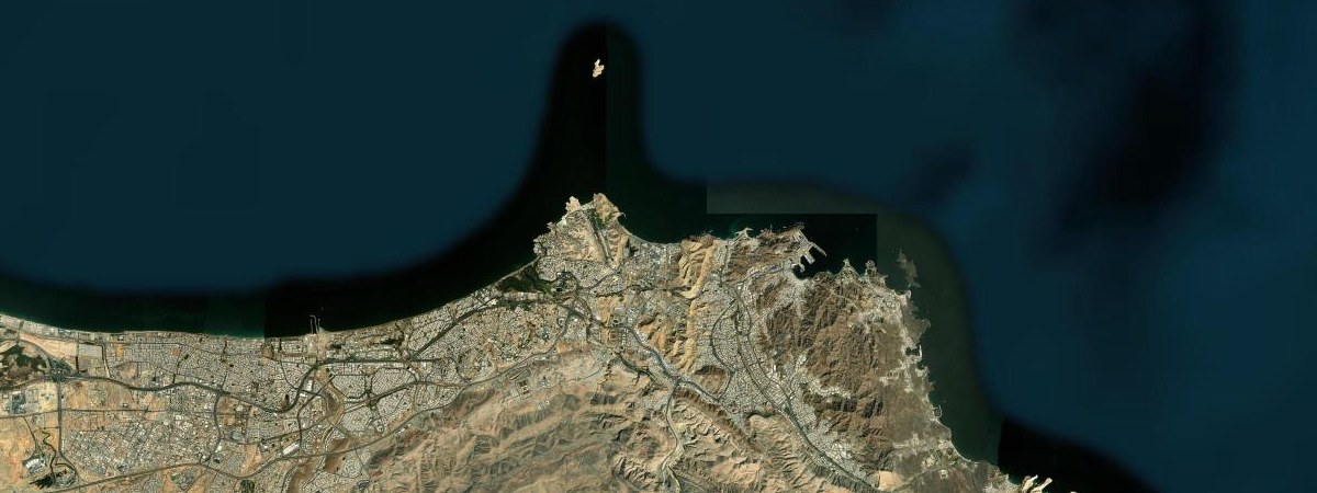 Mina al-Fahal satellite view