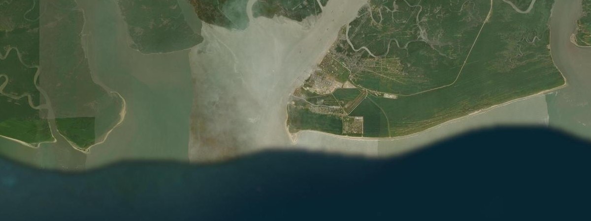 Nigeria LNG / Bonny satellite view