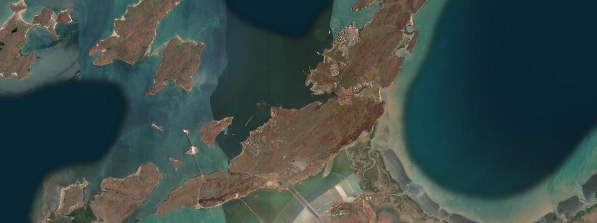 NW Shelf / Dampier satellite view