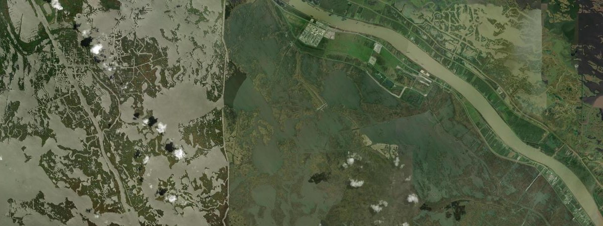 Plaquemines LNG satellite view
