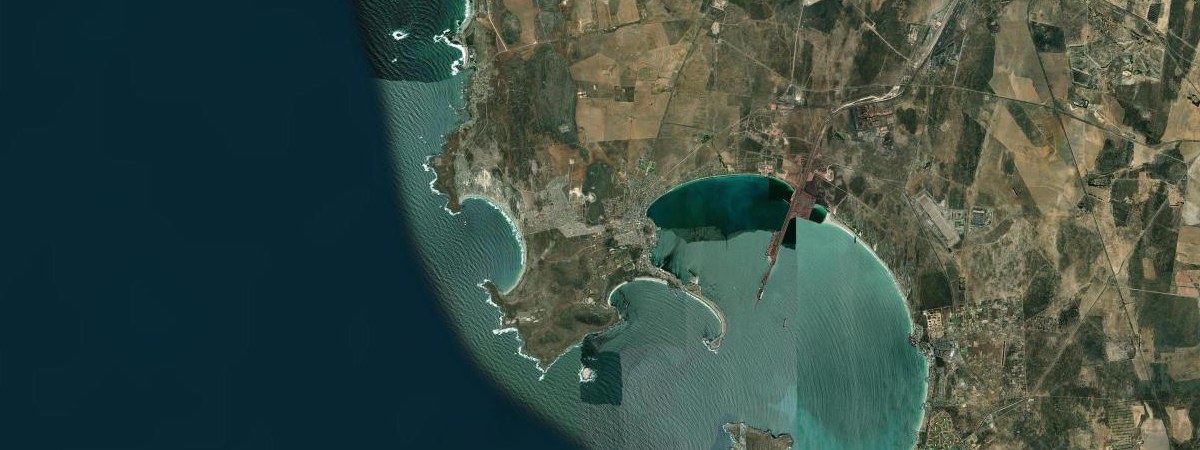 Saldanha Bay satellite view