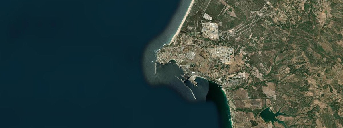 Sines LNG satellite view