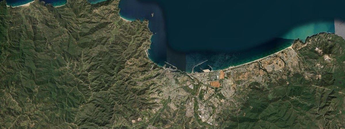 Skikda LNG satellite view