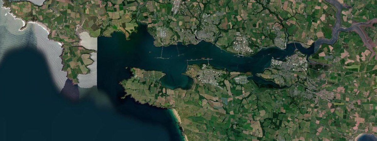 South Hook LNG satellite view