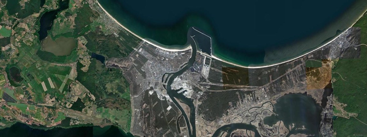 Świnoujście LNG satellite view