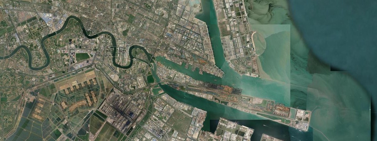 Tianjin LNG satellite view