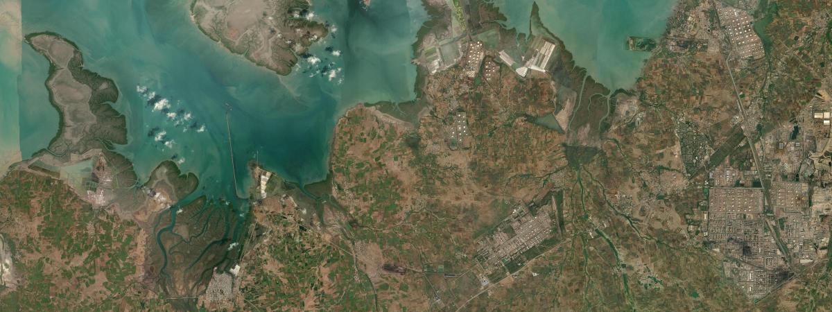 Vadinar satellite view