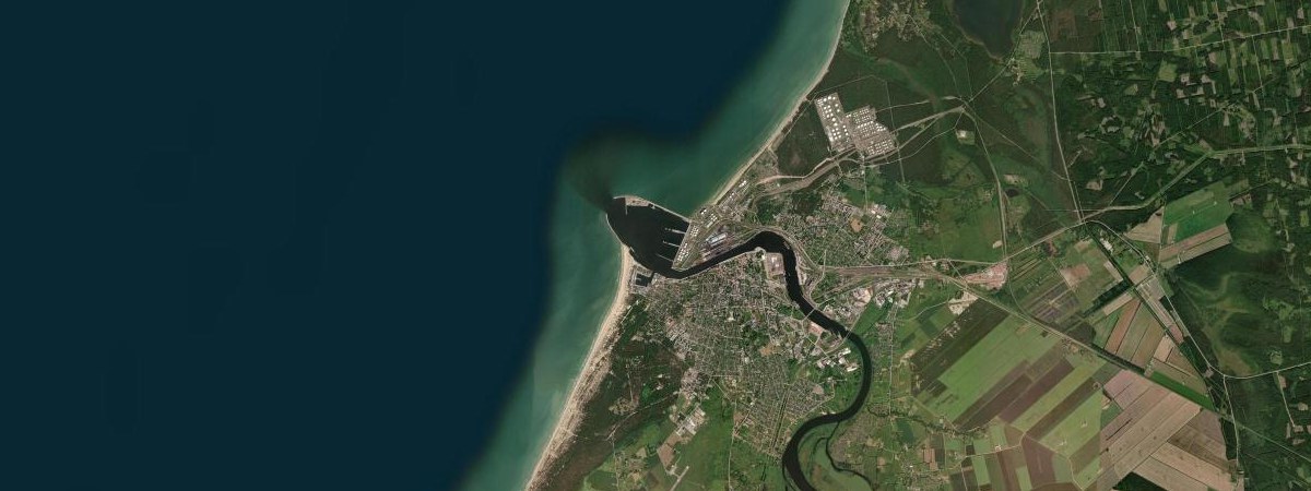 Ventspils satellite view