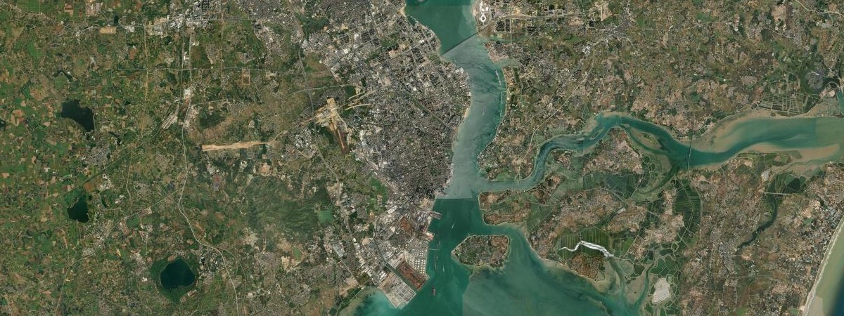 Zhanjiang satellite view